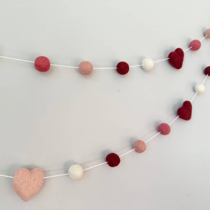 Wool Jamboree - Wholesale Bunting/Garland - Amy's Favorite Heart Garland9