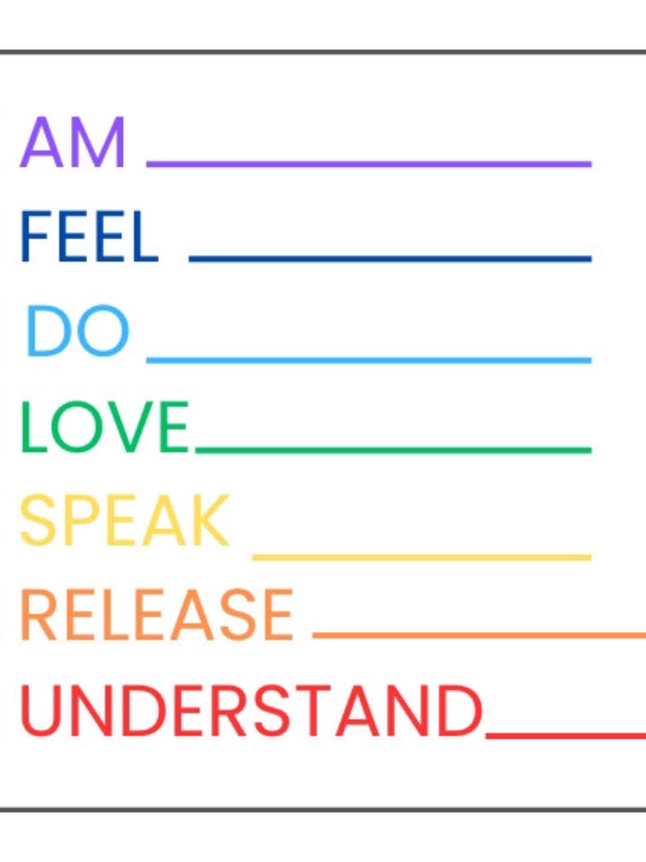 Chakra Affirmation Pin for wholesale by Manifesting Hues Inc.