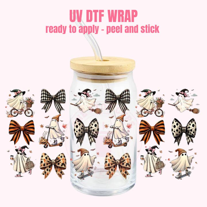 UV DTF kopindpakning Halloween 211 for engroshandel hos One Stop Cups