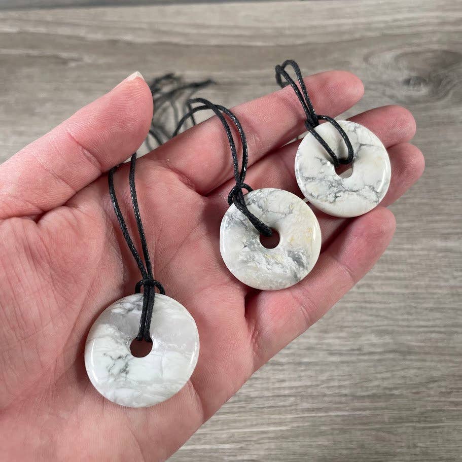 Keystone Crystals - Wholesale Spiritual Stone/Crystal - Donut Pi Stone 30mm Gemstone Pendant –  Strung or Plain52