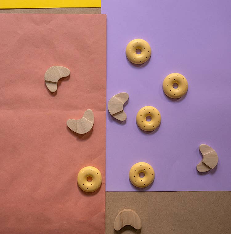 Babai - Vente Jeux de société - Croissant ou beignet ? Jeu Tic Tac Toe5