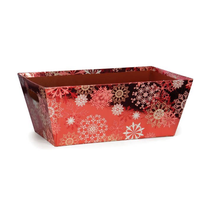 RECT PAPERBOARD TRAY IH-FSNOW FLAKES for wholesale by Willow Group