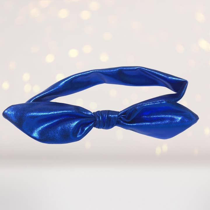 Chicky Chicky Bling Bling - Wholesale Fashion Headband - Kids - Girls Metallic Bow knot or Bunny Ear Headband