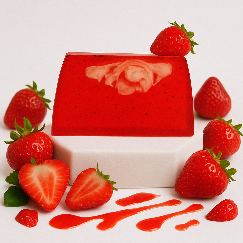 Palais des aromes - Wholesale Bar Soap - Wild Strawberry Soap Slice x100