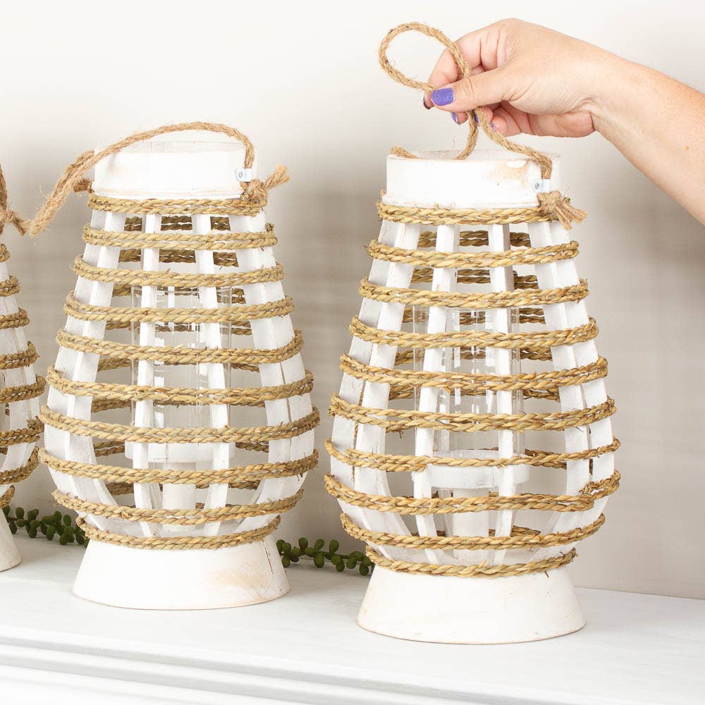 Factory Direct Craft – wholesale Lantern – 14" Jute Twine Lantern4