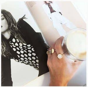 Charmin's Ringen - Vente Anneau/bague à empiler - Bague en or R314 'Plain Steel'4