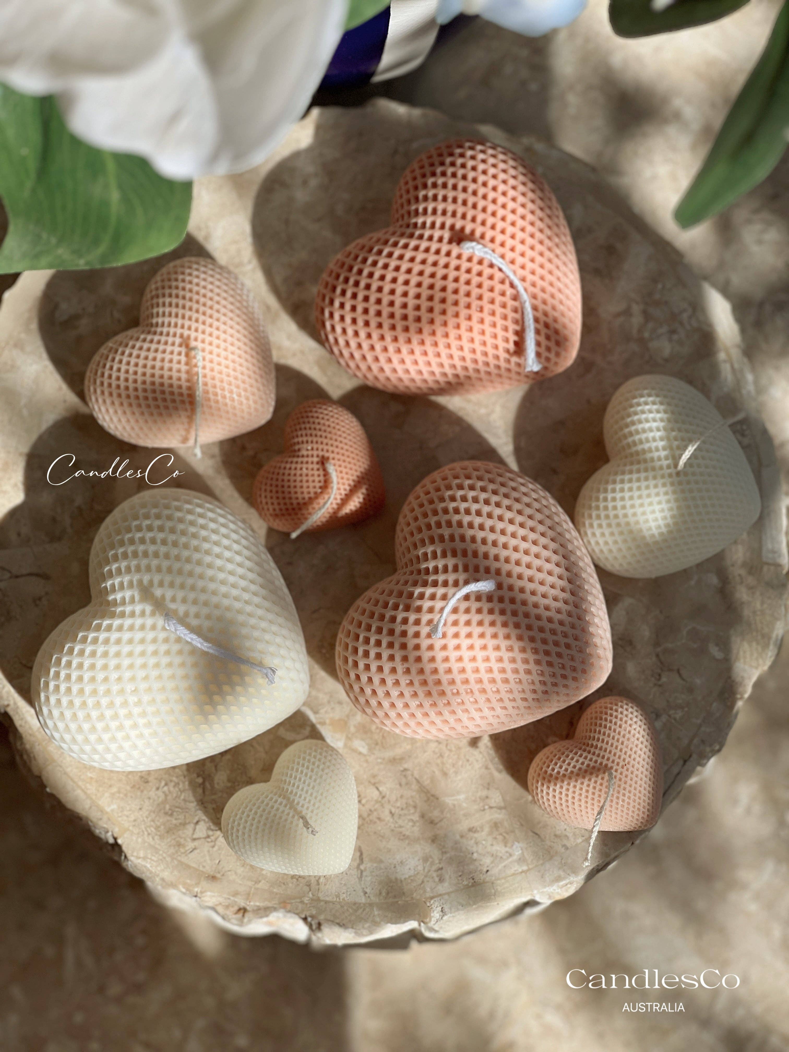 CandlesCo Australia - Vente Bougies originales - Bougie Cœur en Cire de Soja7