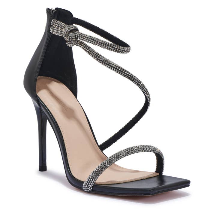 WFFEN3 STILETTO CLOSED BACK DIAMANTE SANDAL for wholesale by City Shoes