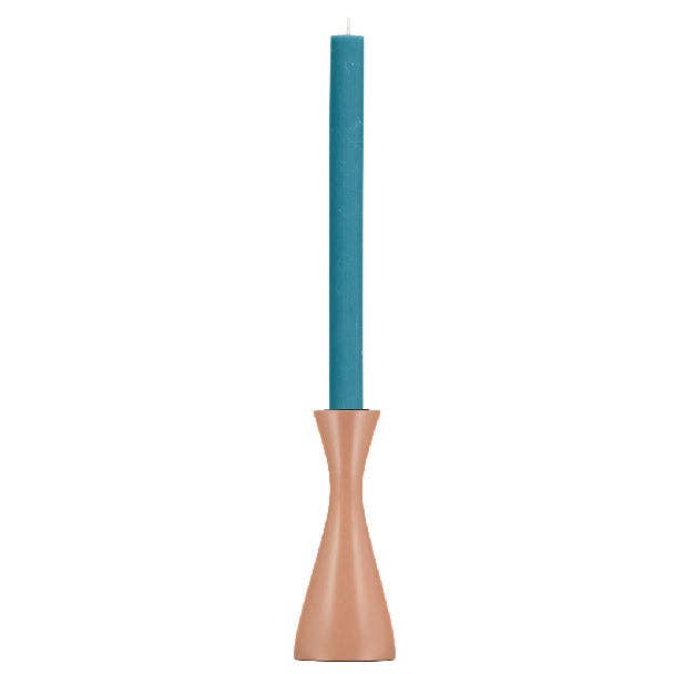 BRITISH COLOUR STANDARD - 15cm H / 5.9'' H Medium Old Rose Candleholder for wholesale by British Colour Standard North America