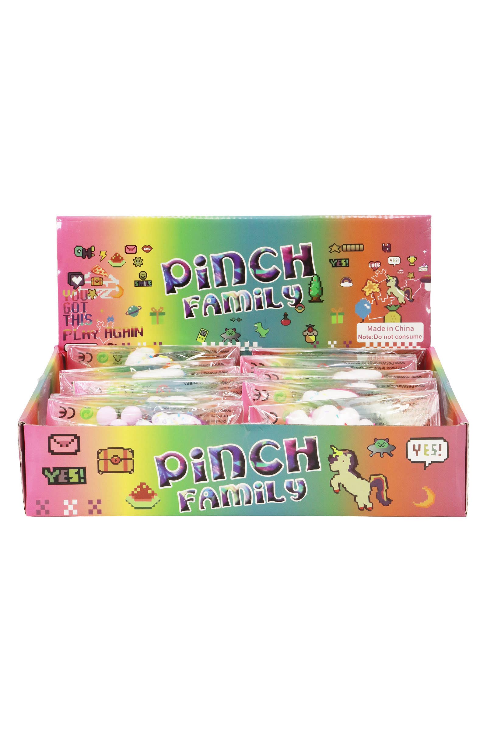 ASSORTED Ice Cream Glitter Sticky Mochi Squishy Bag for wholesale on Faire2