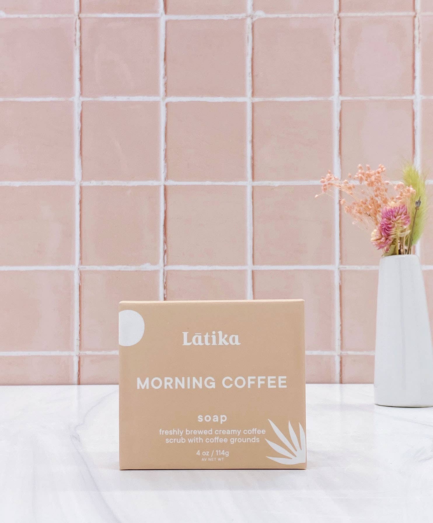 Latika Beauty - Vendita all'ingrosso Saponette - Sapone naturale al caffè del mattino - Scrub al caffè4