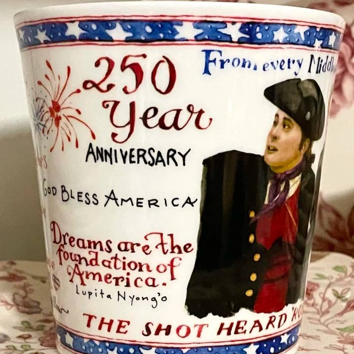 Susan Branch Studios - Wholesale Coffee Mug - 16 oz. 250th Anniversary Cup2