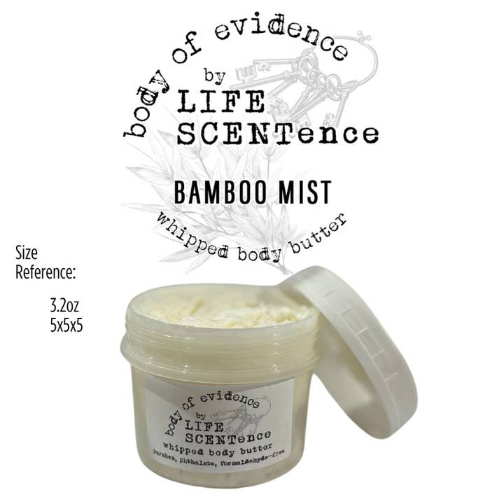 5oz Bamboo Mist Body of Evidence Body Butter for wholesale by Life SCENTence