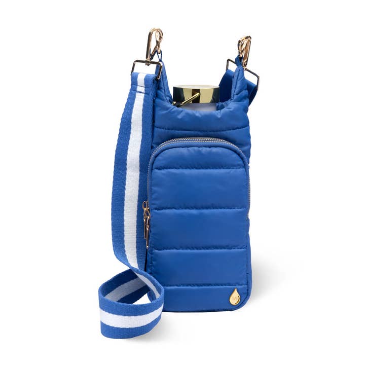 Royal Blue HydroBag® with Blue & White Striped Strap for wholesale by WanderFull