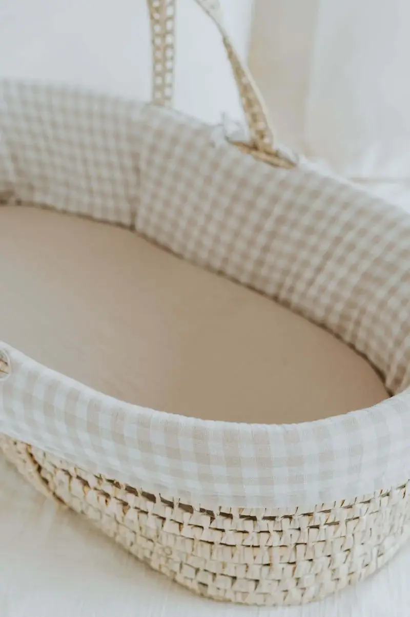 Manufacture des bébés français - Wholesale Bassinet - Baby - Bassinet vichy pebble5