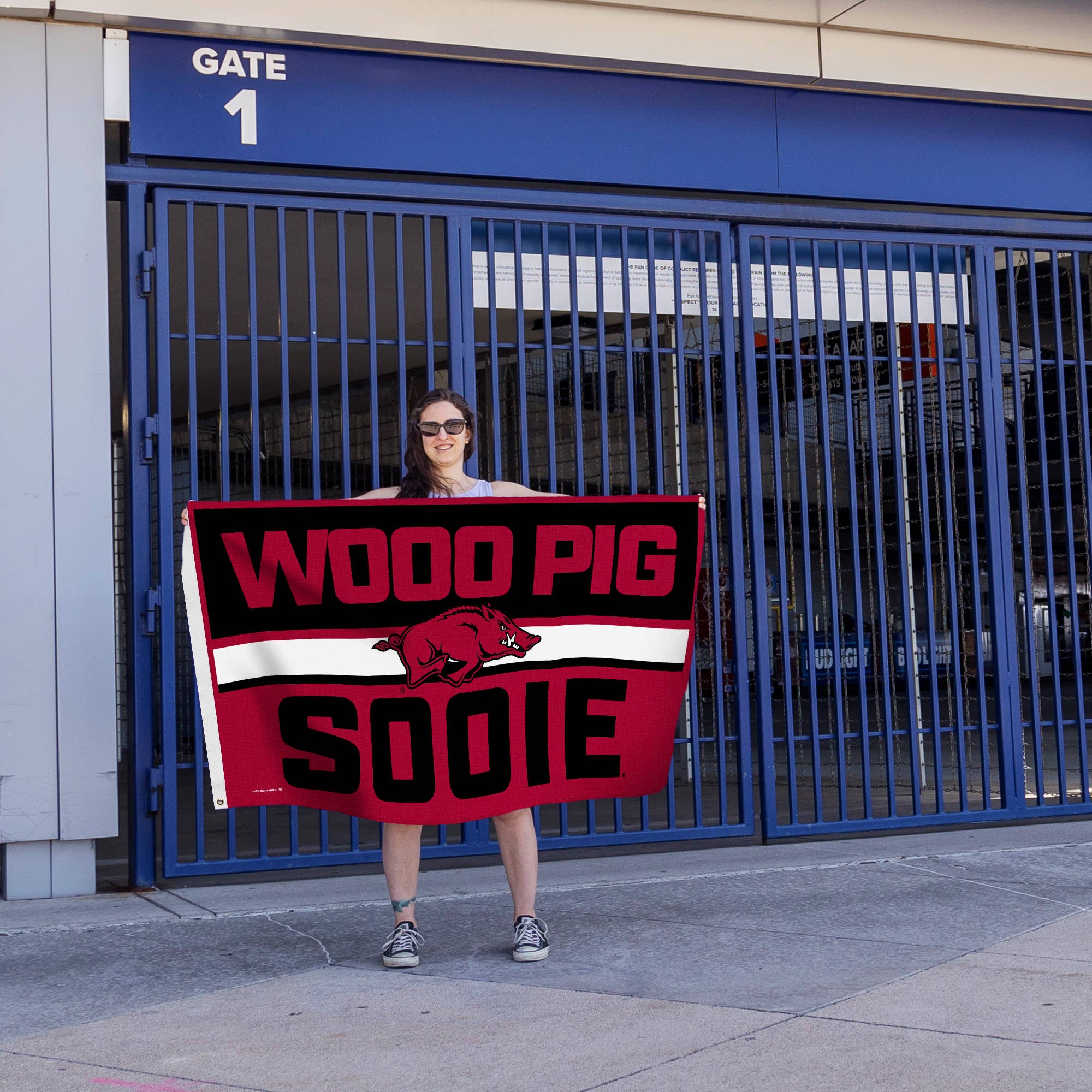 Rico Industries - Wholesale Flag - Arkansas Razorbacks Bold 3' x 5'  Banner Flag3