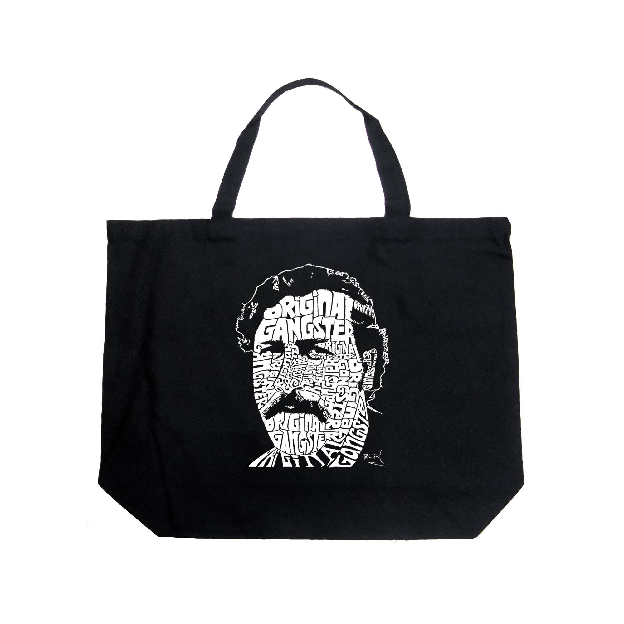 LA Pop Art - Wholesale Tote Bag - Unisex - LA Pop Art Word Art Tote Bag - Pablo Escobar