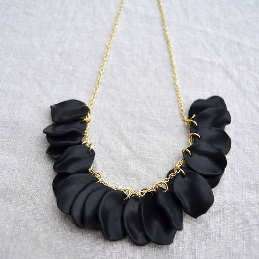 Jewelry By Elina Dahl - Wholesale Choker/Collar - Necklace Black Drop.