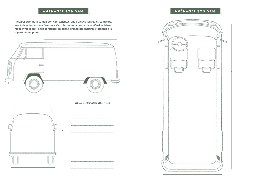 AVENTURA ÉDITIONS - Vente Journal intime - VanLife, Carnet de Voyage (Langue française)8