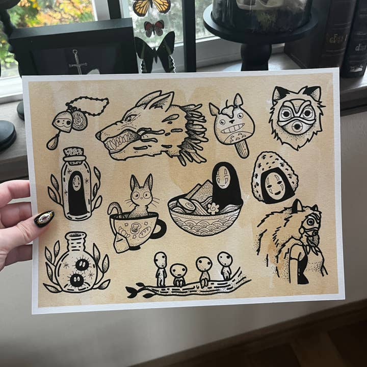 Ghibli Love for wholesale by Little Faun Tattoo