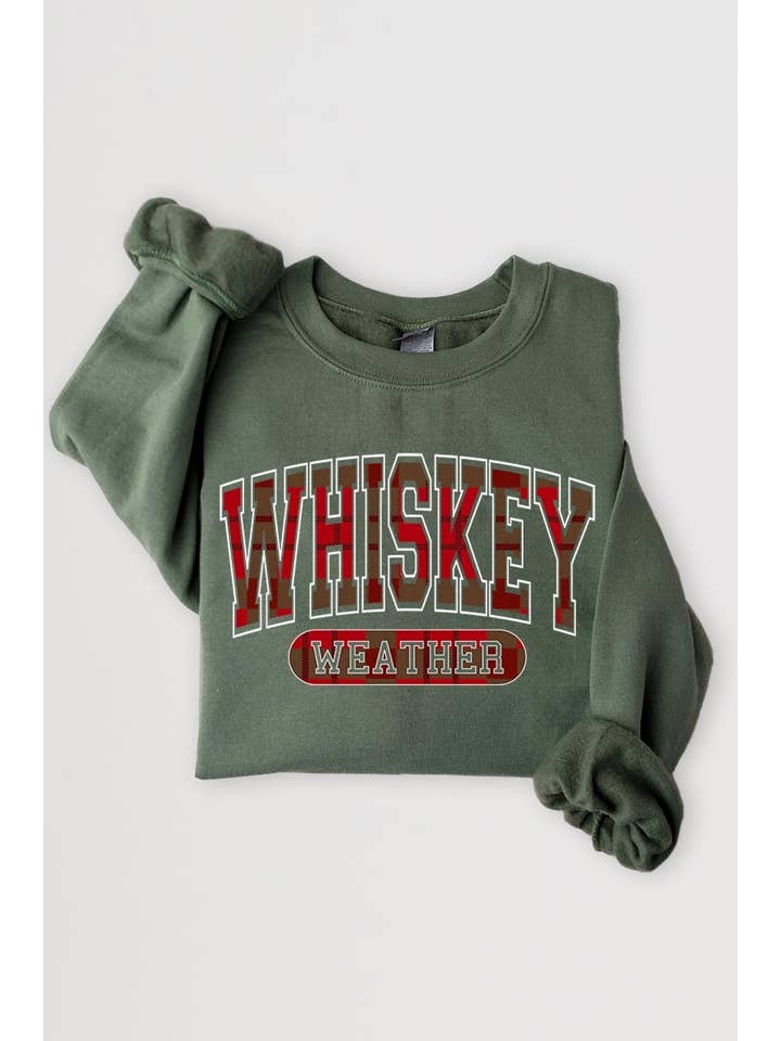 COLORBEAR - Wholesale T-Shirt (Graphic) - Women's - Whiskey Weather Graphic Sweatshirt4