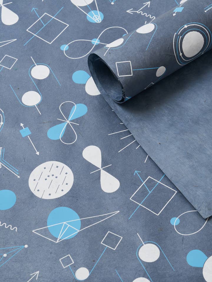 Modern Physics Wrapping Paper (Case of 6) for wholesale by Cognitive Surplus