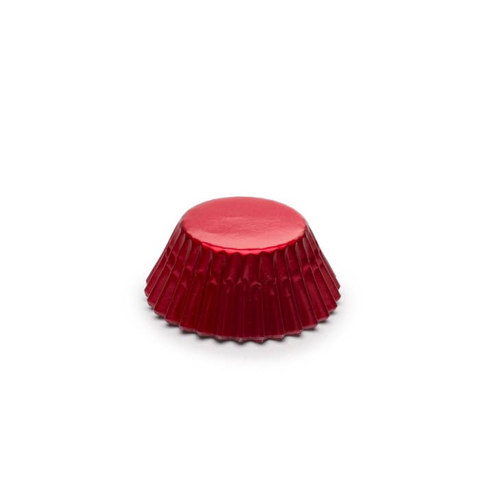 Fox Run Brands - Wholesale Cupcake/Muffin Liner - Fox Run Mini Red Foil Cupcake Liners, 48 Count, 1.75"