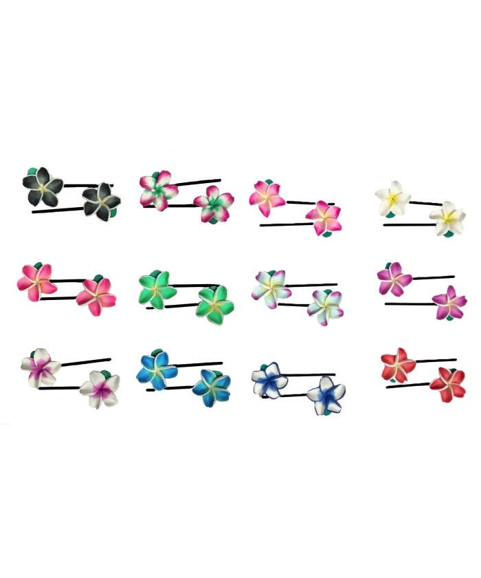 DK Hawaii - Wholesale Hair Pin - Fimo Flower Hair Pins