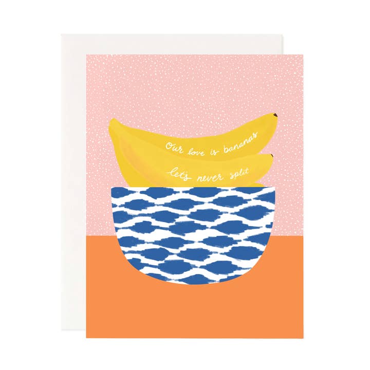 Cartões Love Bananas por atacado de Pineapple Sundays Design Studio