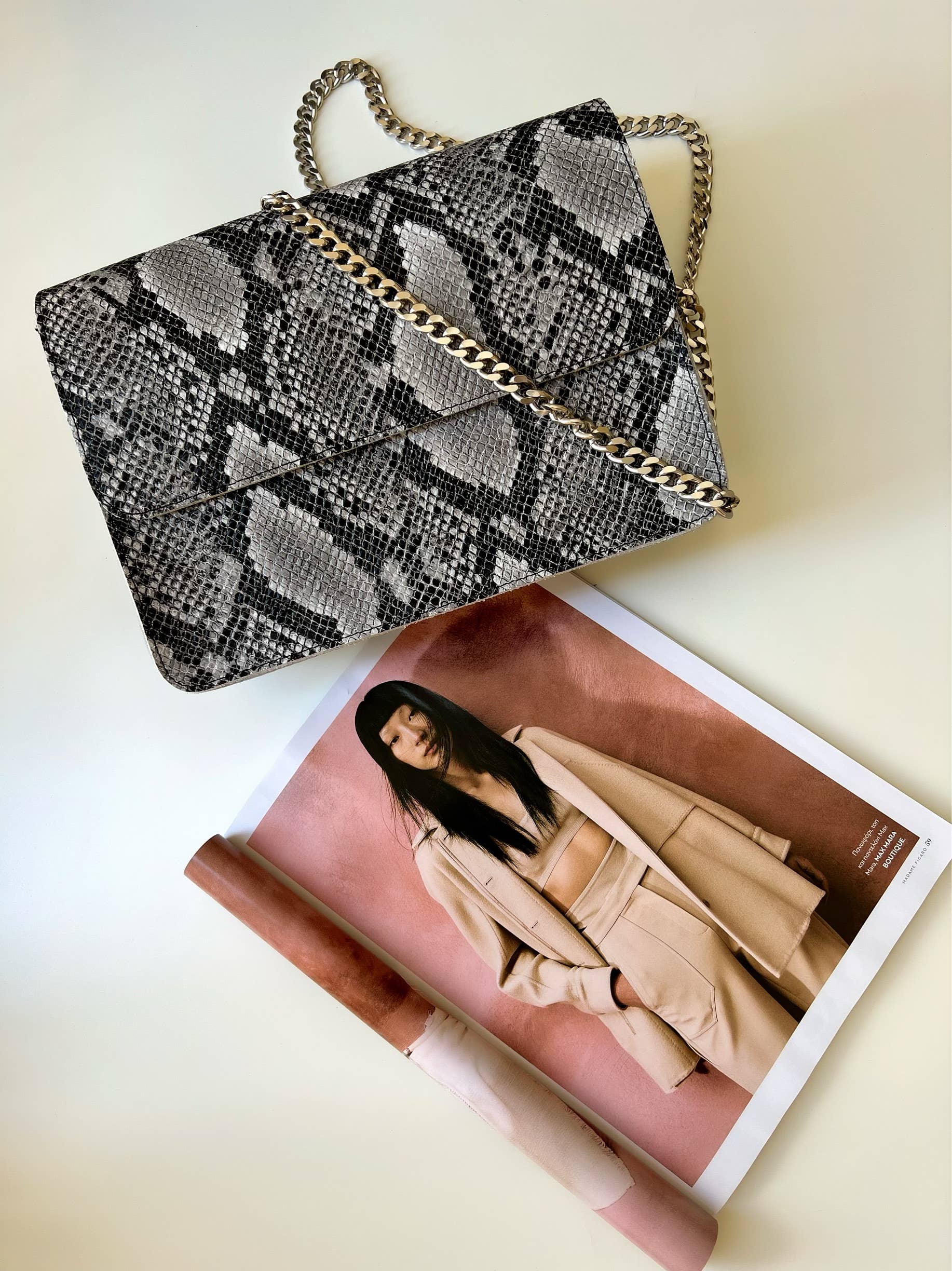 Christina Christi – wholesale Axelväska - Dam – Handgjord läder crossbody väska - dag n natt - axelväska4