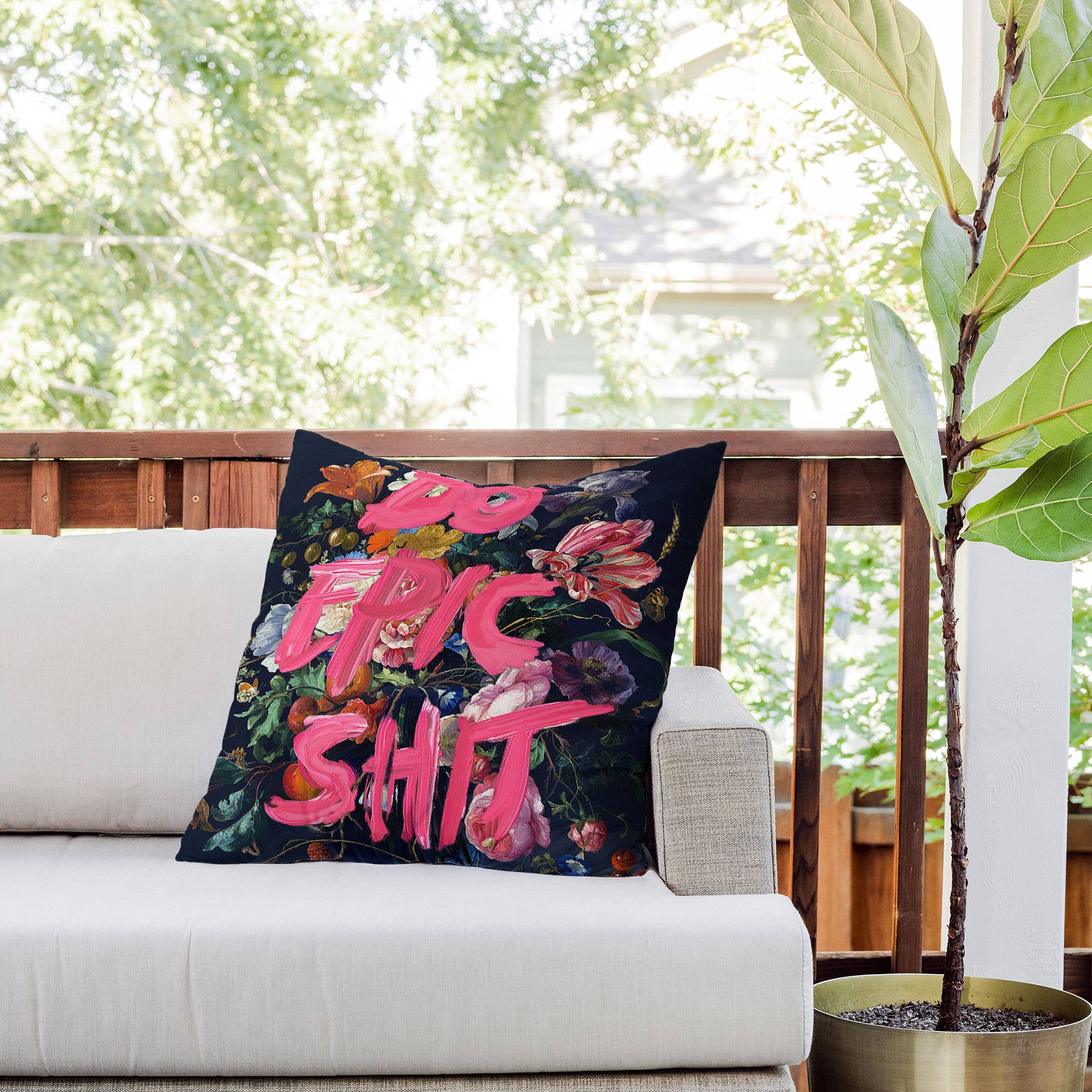 Deny Designs - Wholesale Throw/Decorative Pillow - Jonas Loose Do Epic Shit Throw Pillow5