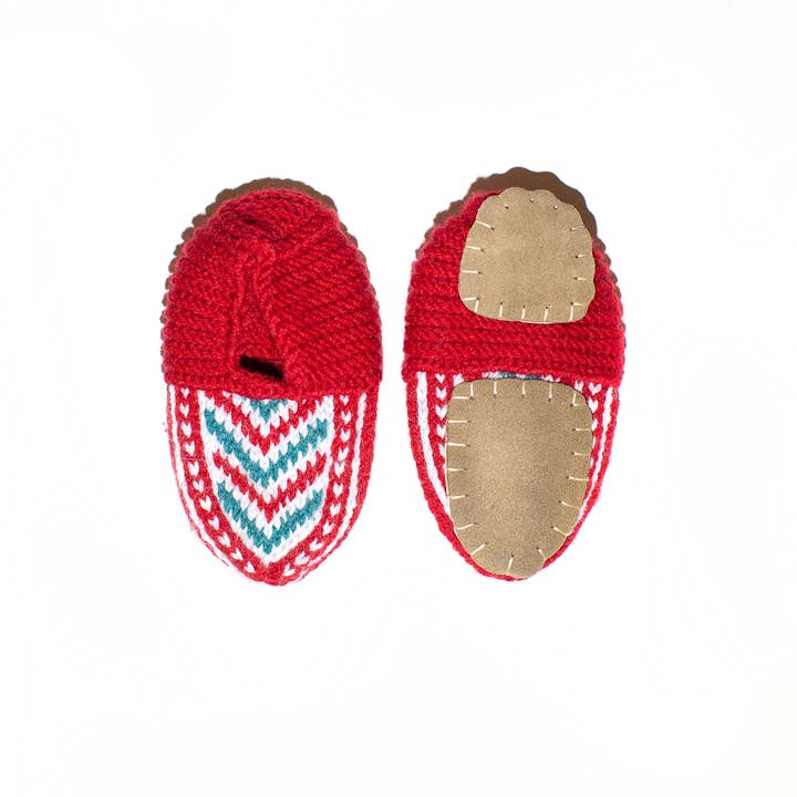 Azerbaijani Socks - Wholesale Socks - Kids - Children's Slipper Socks : Red (Individuals)2