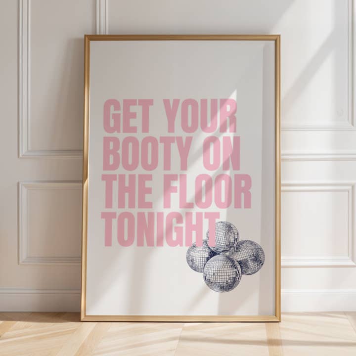 Pump up the Jam Print (Pink) ❤️🔥 Ibiza Classics for wholesale by Perko Prints LTD