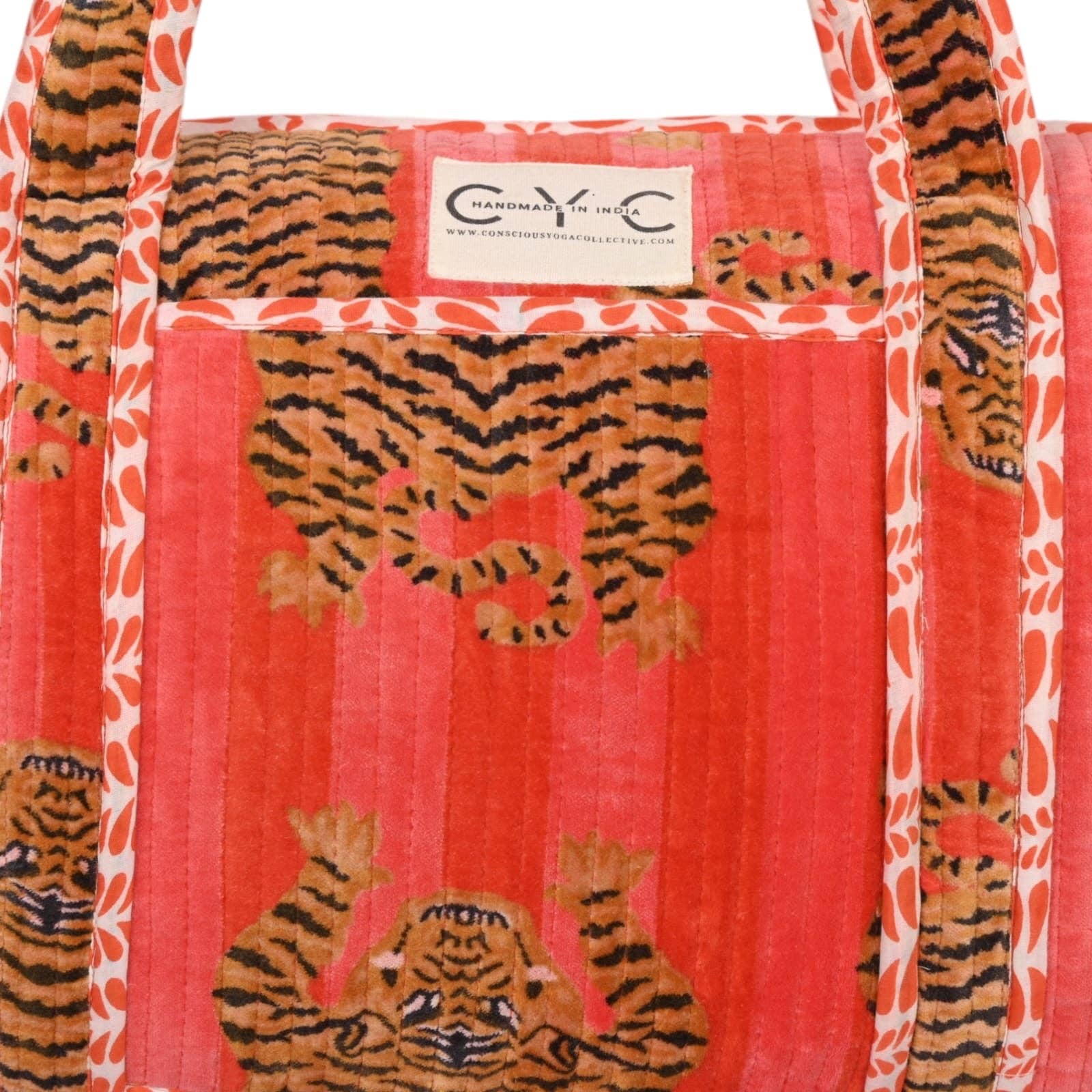 CYC - Wholesale Weekender Bag - Women's - The Tibetan Tiger Velvet Weekender8