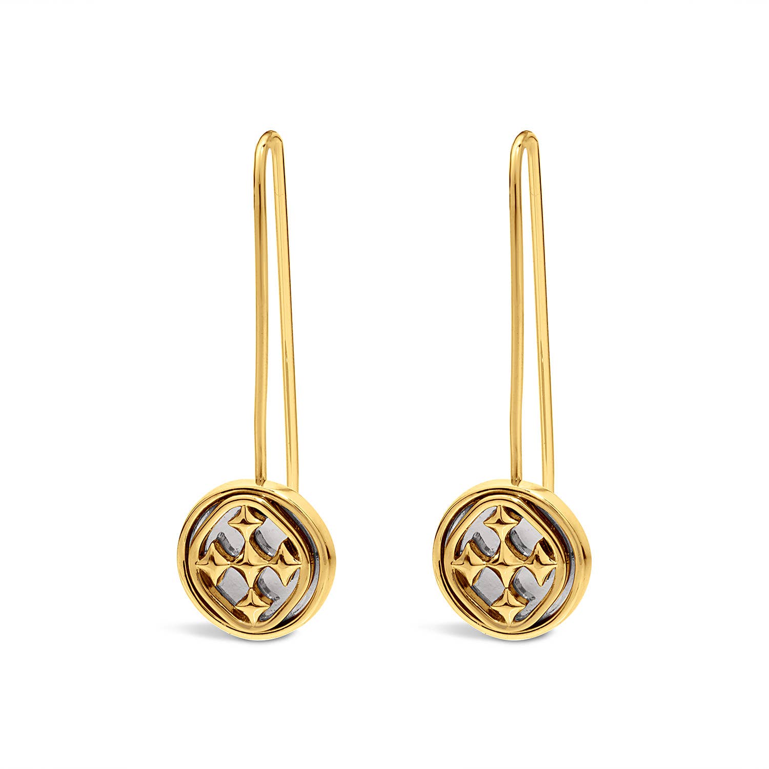 Gracewear Collection - Wholesale Dangle Earrings - Drop Wire Medallion Earrings