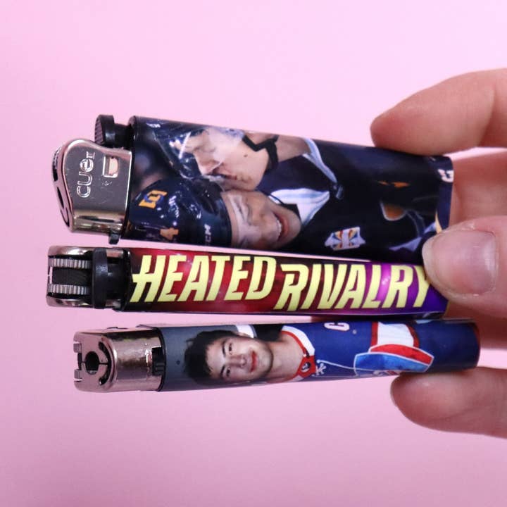 Heated Rivalry Lighters for wholesale by Sunshine Studio