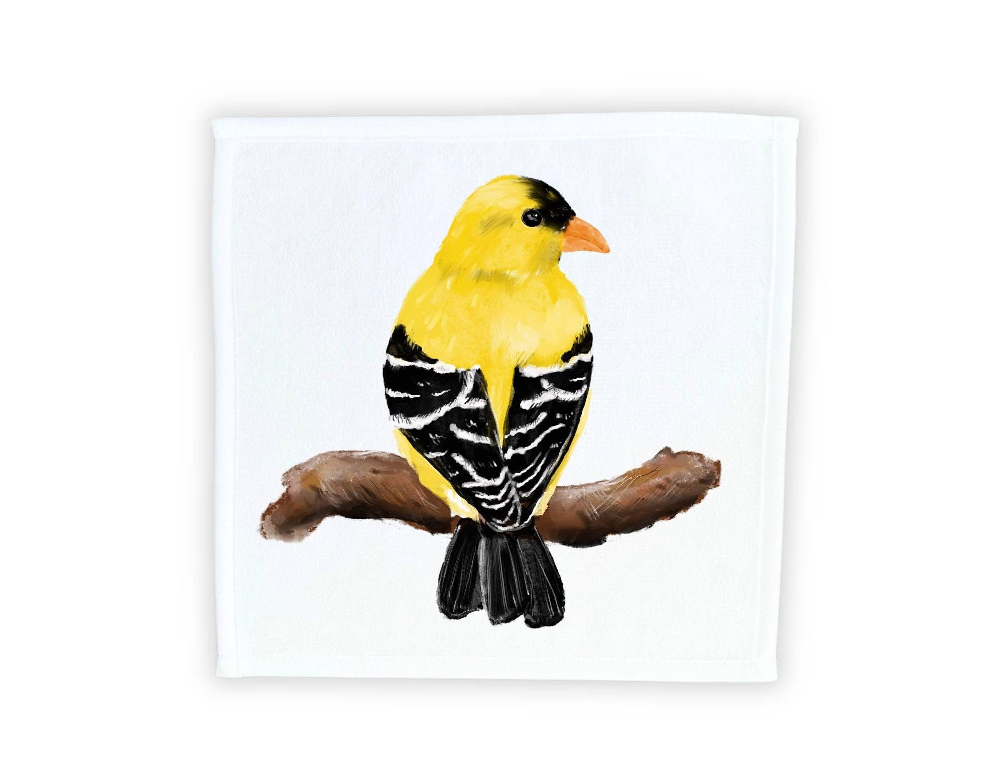 MerikaArt - Wholesale Wash Cloth - American Goldfinch Washcloth1