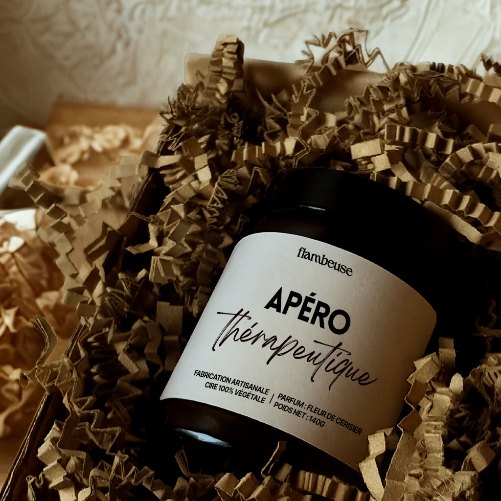 Flambeuse (Effet WOW) - Wholesale Jar/Filled Candle - Scented candle "Therapeutic Aperitif"3