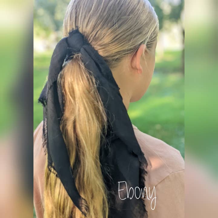 Apricot Ave - Wholesale Scarf - Women's - Flaxen -24"x 24" Bandanna Small Lightweight Square Scarf 2