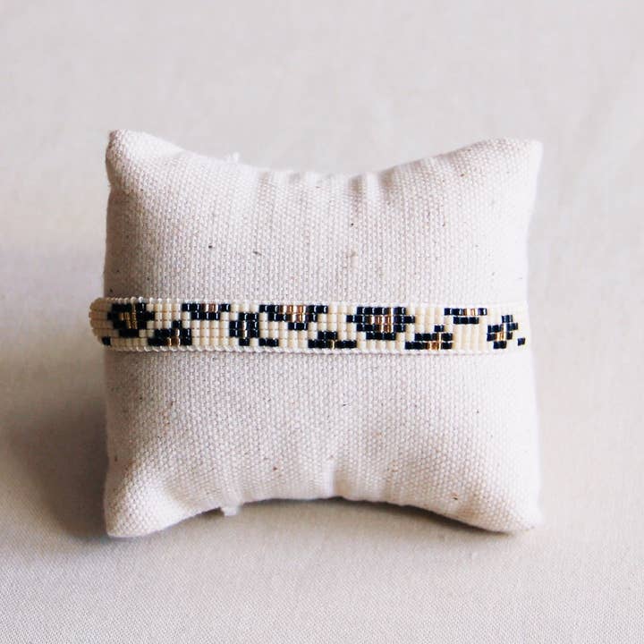 Bazou - Wholesale Woven/Braided Bracelet - Weaving bracelet leopard1