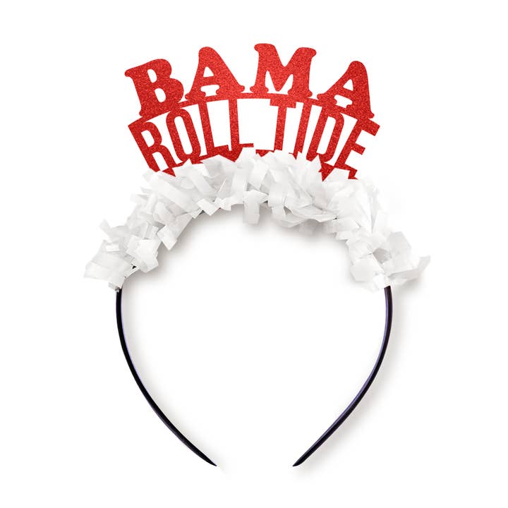 Festive Gal - Wholesale Party Hat/Crown - Bama Game Day Headband Bama Roll Tide