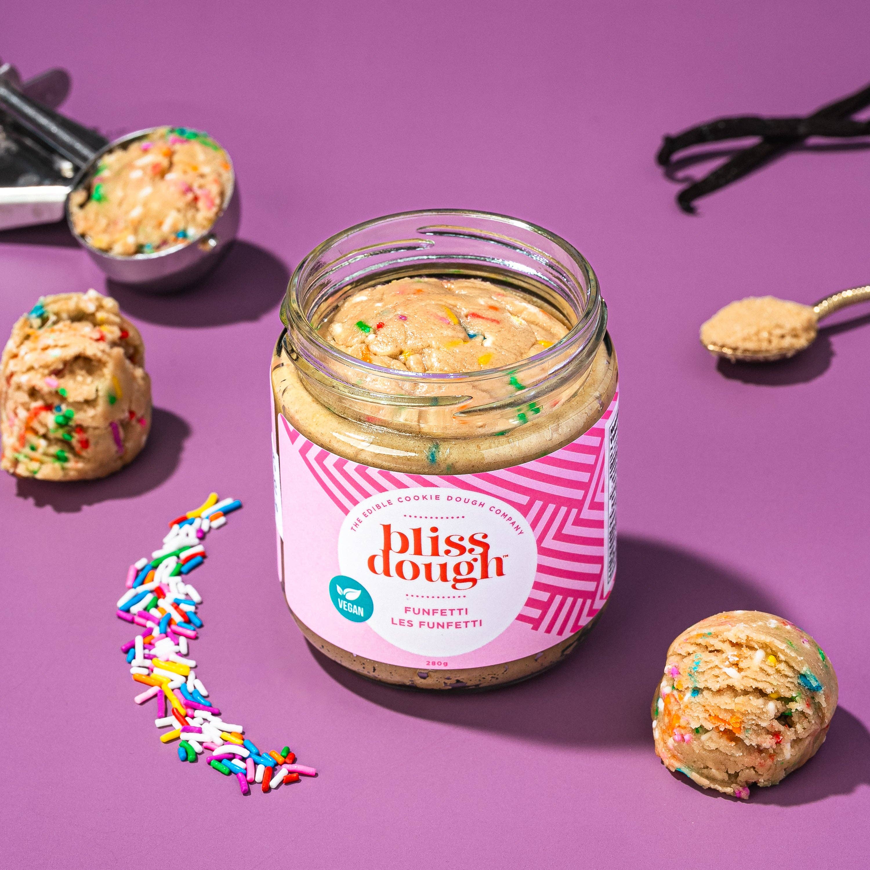 Bliss Dough - Wholesale Cookie Mix - Funfetti Cookie Dough