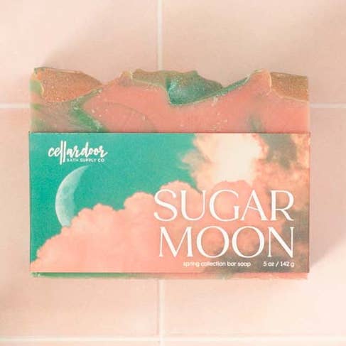 Sugar Moon Bar Soap for wholesale by Cellar Door Bath Supply Co.