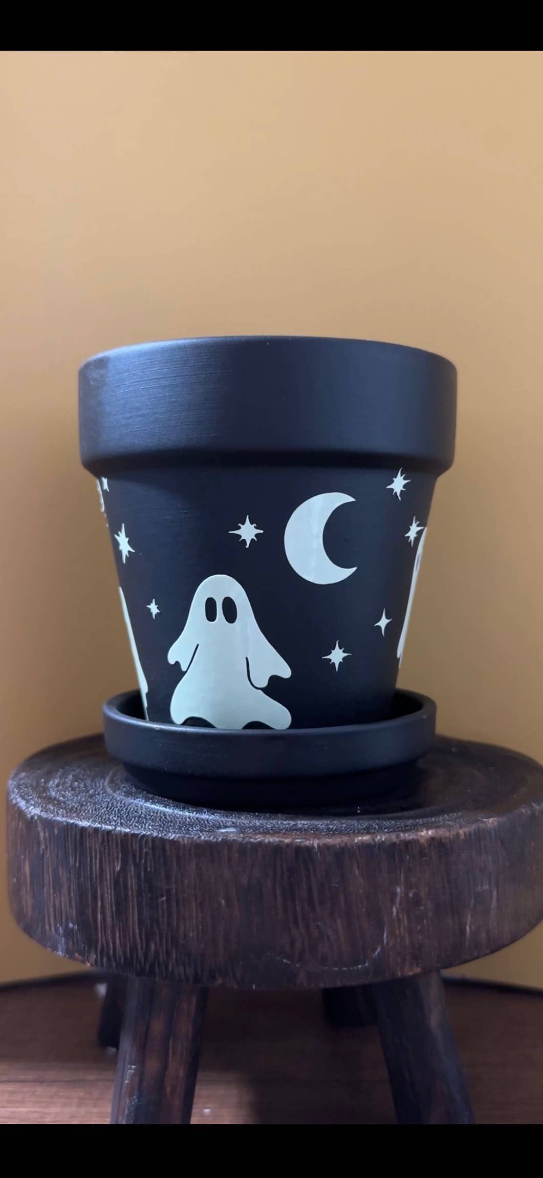 Peach Tree Design Shop – Großhandel Blumentopf – Im Dunkeln leuchtendes Pflanzgefäß, Halloween-Pflanzgefäß, Geister-Pflanzgefäß2