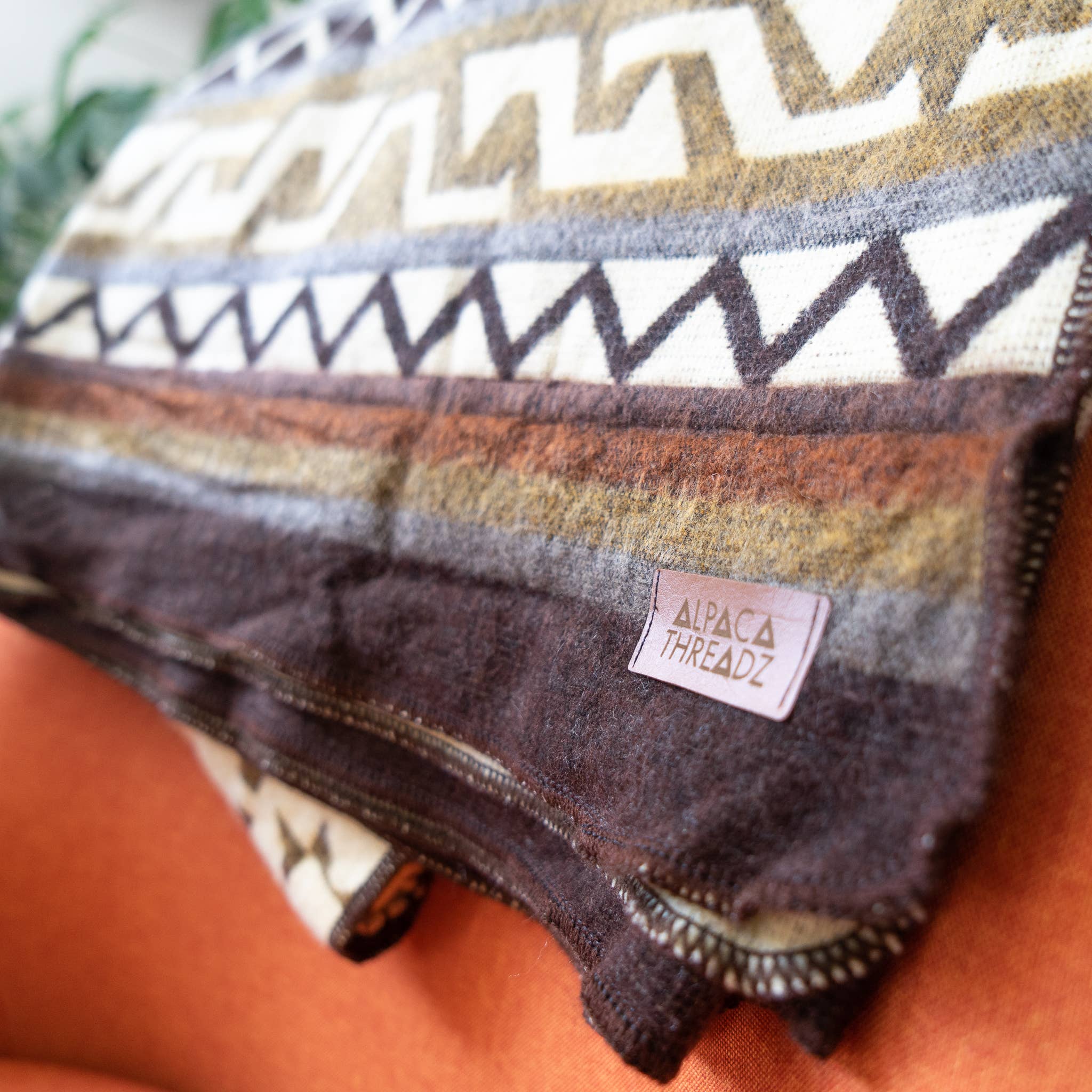 Alpaca Threadz - Wholesale Throw Blanket - Andean Alpaca Wool Blanket - Mountain6