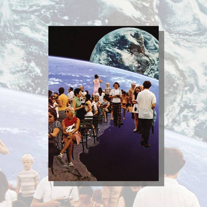 Space Tourist - Print for wholesale by LocalHotelParking