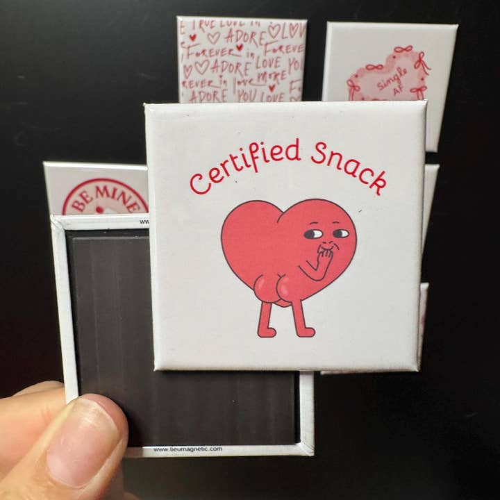 Certificeret Snack Valentinsdag Magnet for engroshandel hos Tieu Magnetic