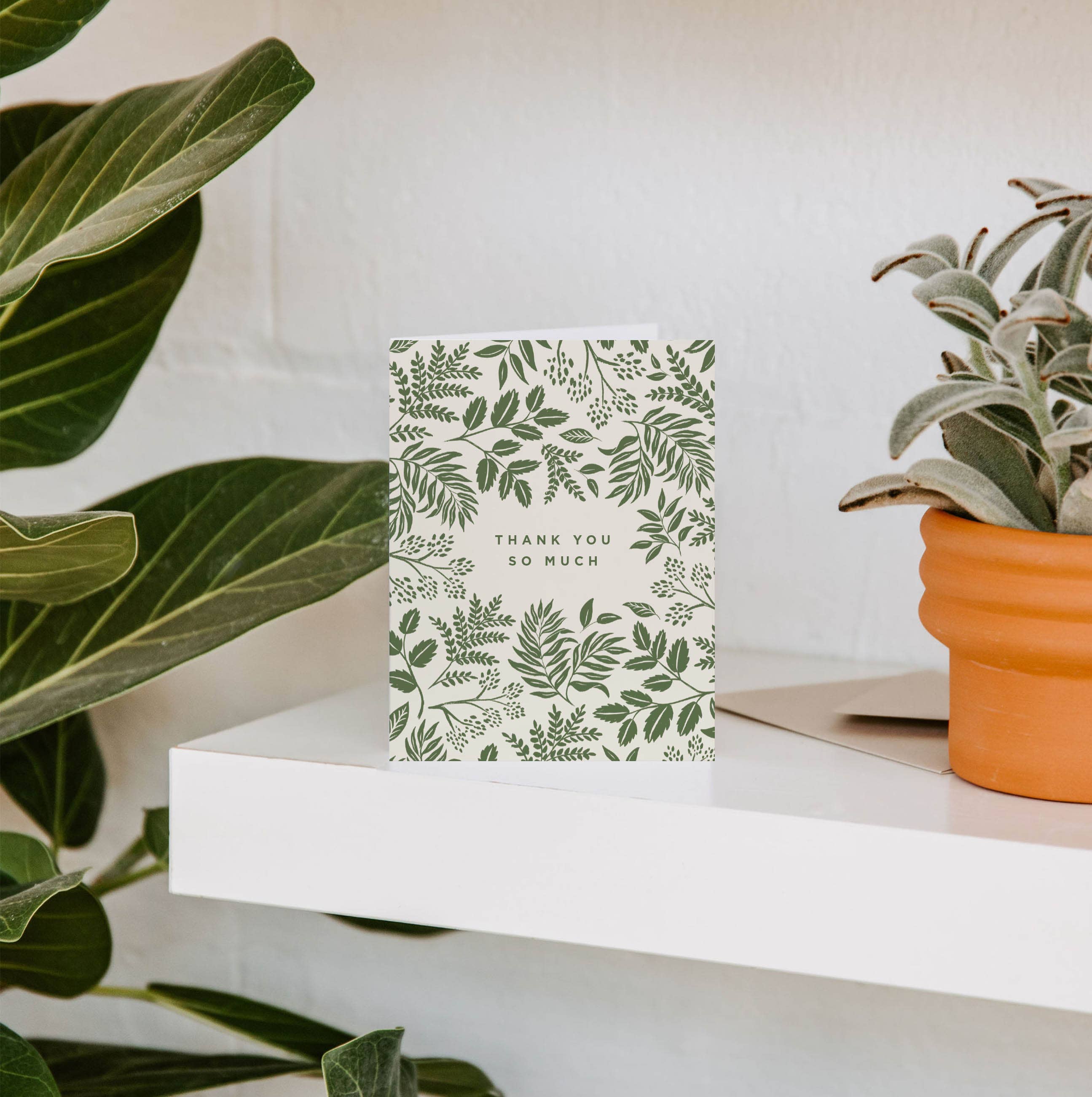 Paper Anchor Co. - Wholesale Thank You Card - Vines Thank You Greeting Card1