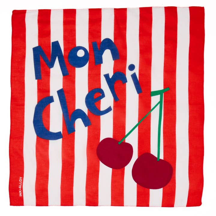 Carson Mon Cheri Print Scarf 21x21 Wholesale for wholesale by INK + ALLOY