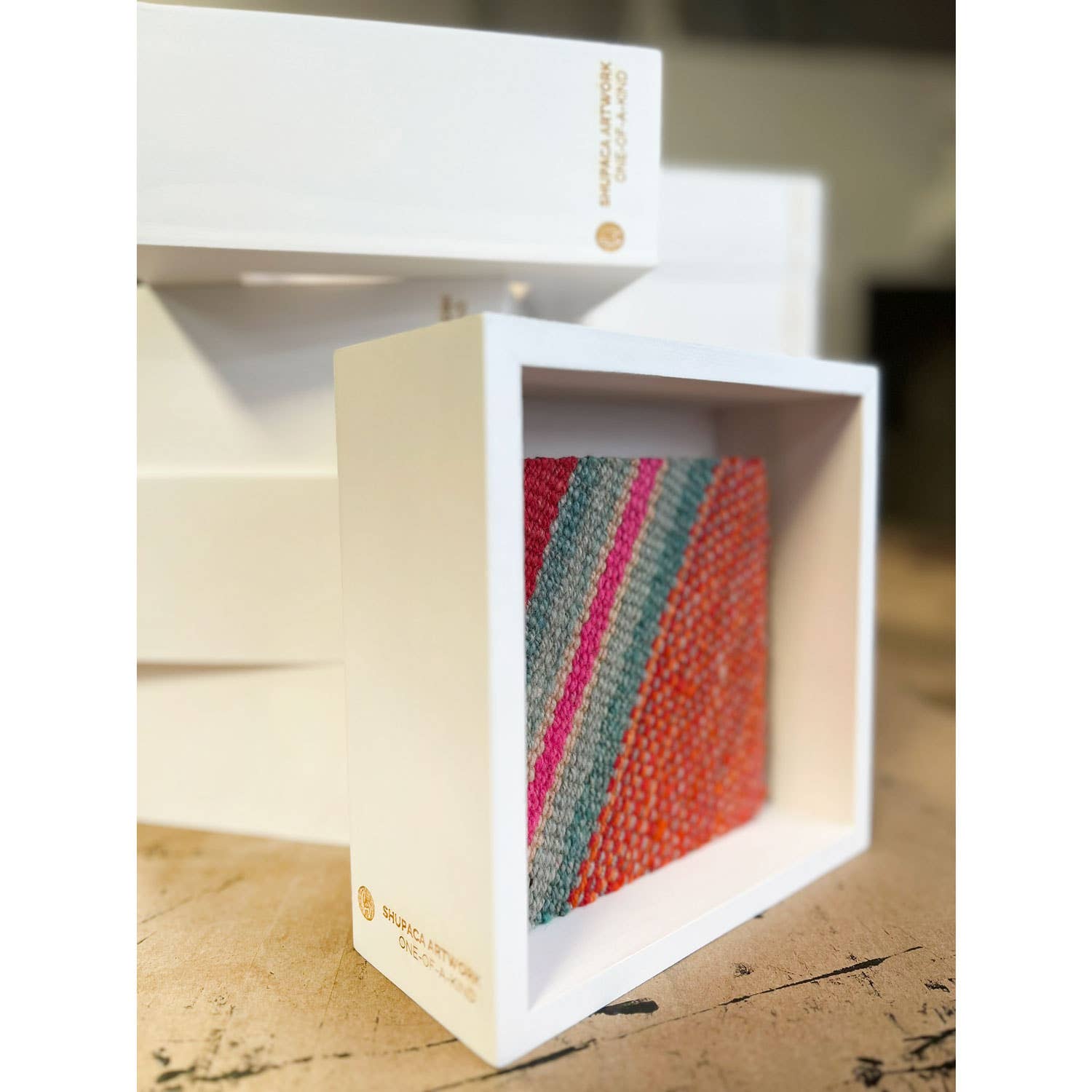 VINLOOM by Shupaca - Wholesale Art Print - Heirloom Art - 8x8 - Black Frame - Assorted2